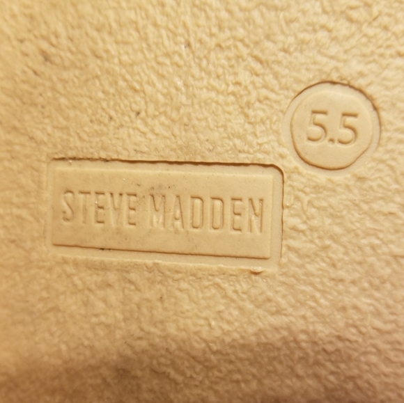 Steve Madden soft acrylic slides, slip on sandals, casual style sz 5.5 - Picture 9 of 9